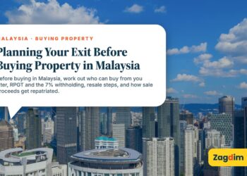 Daytime Kuala Lumpur skyline with Petronas Towers, illustrating Planning Your Exit Before Buying Property in Malaysia