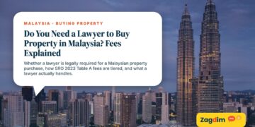 Kuala Lumpur dusk skyline with KL Tower and Petronas Towers, illustrating Do You Need a Lawyer to Buy Property in Malaysia? Fees Explained