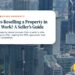 Aerial view of Kuala Lumpur skyline with rooftop pool, illustrating How Does Reselling a Property in Malaysia Work? A Seller's Guide