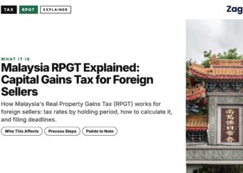Temple — Kek Lok Si Temple archway gate on hillside, illustrating Malaysia RPGT Explained: Capital Gains Tax for Foreign Sellers