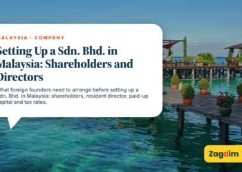 Wooden jetty with pergola over turquoise sea, illustrating Setting Up a Sdn. Bhd. in Malaysia: Shareholders and Directors