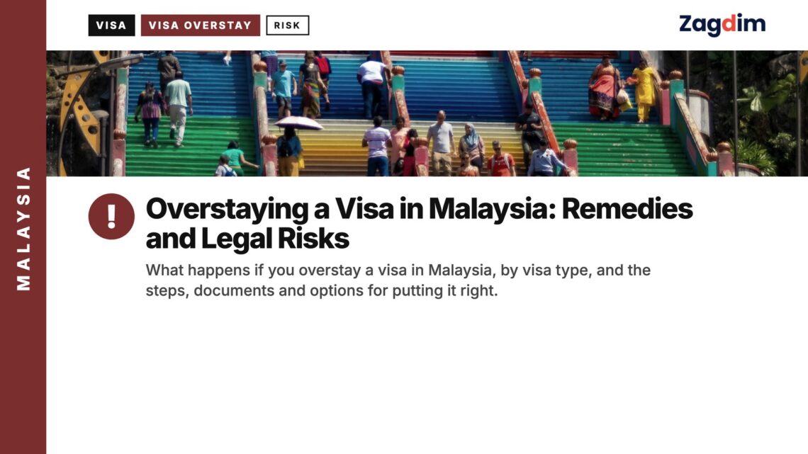 Temple — colourful staircase at Batu Caves temple, illustrating Overstaying a Visa in Malaysia: Remedies and Legal Risks