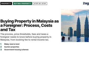 Skyline — infinity pool overlooking Kuala Lumpur skyline with Petronas Towers, illustrating Buying Property in Malaysia as a Foreigner: Process, Costs and Tax