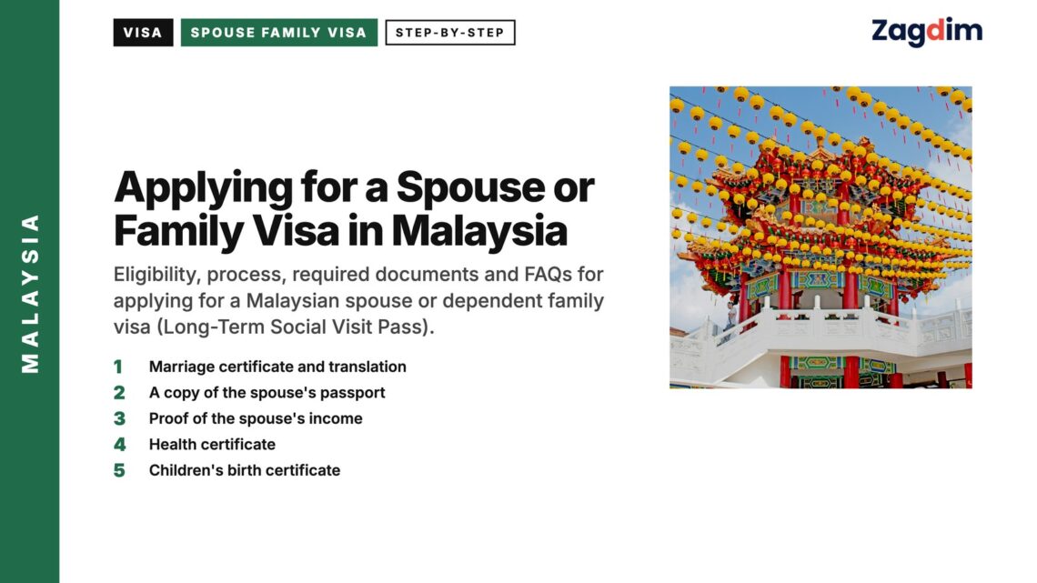 Temple — Thean Hou Temple roof decorated with yellow lanterns, illustrating Applying for a Spouse or Family Visa in Malaysia
