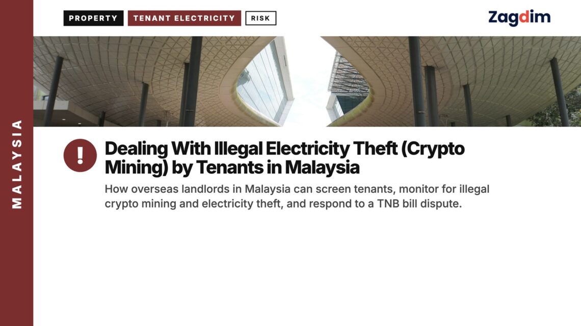 Architecture — modern building interior with oculus roof Kuala Lumpur, illustrating Dealing With Illegal Electricity Theft (Crypto Mining) by Tenants in Malaysia