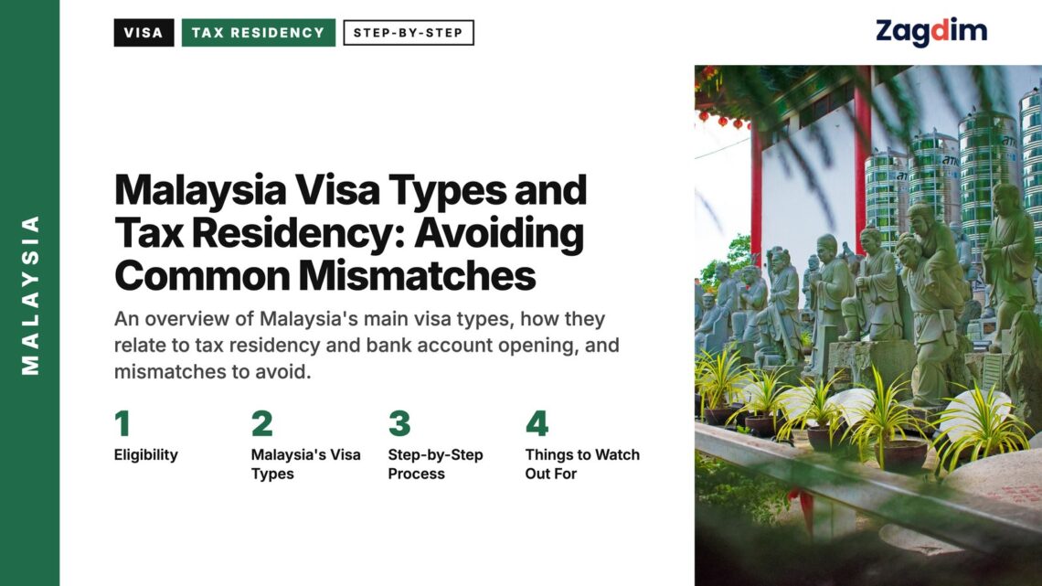 Temple — row of stone deity statues in temple garden, illustrating Malaysia Visa Types and Tax Residency: Avoiding Common Mismatches