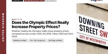 Downing Street sign, illustrating Does the Olympic Effect Really Increase Property Prices?