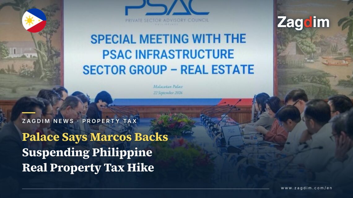Special meeting of the Private Sector Advisory Council's Infrastructure Sector Group on real estate at Malacañan Palace, 22 September 2026