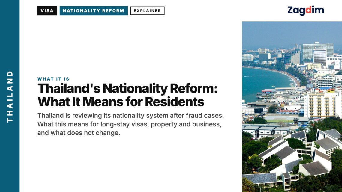 Pattaya — bay, illustrating Thailand's Nationality Reform: What It Means for Residents