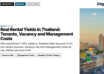 Residential — condo towers, illustrating Real Rental Yields in Thailand: Tenants, Vacancy and Management Costs
