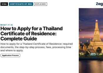Landmark — Wat Arun dusk, illustrating How to Apply for a Thailand Certificate of Residence: Complete Guide