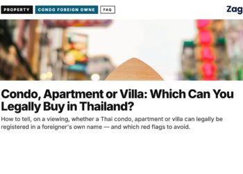 Street — Yaowarat Chinatown signs, illustrating Condo, Apartment or Villa: Which Can You Legally Buy in Thailand?
