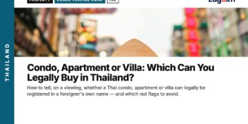 Street — Yaowarat Chinatown signs, illustrating Condo, Apartment or Villa: Which Can You Legally Buy in Thailand?