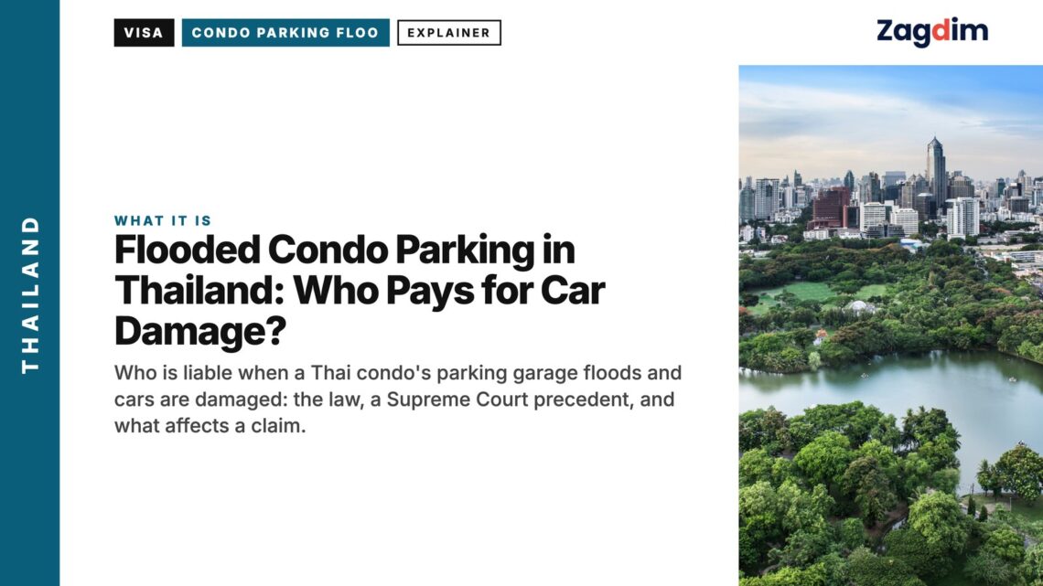 Park — Lumpini aerial, illustrating Flooded Condo Parking in Thailand: Who Pays for Car Damage?
