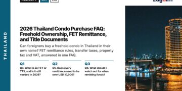 River — hotel night, illustrating 2026 Thailand Condo Purchase FAQ: Freehold Ownership, FET Remittance, and Title Documents