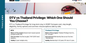 Landmark — Giant Swing tuk-tuk, illustrating DTV vs Thailand Privilege: Which One Should You Choose?
