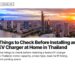 Bangkok Aerial — river sunset, illustrating 5 Things to Check Before Installing an EV Charger at Home in Thailand