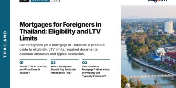 aerial, illustrating Mortgages for Foreigners in Thailand: Eligibility and LTV Limits
