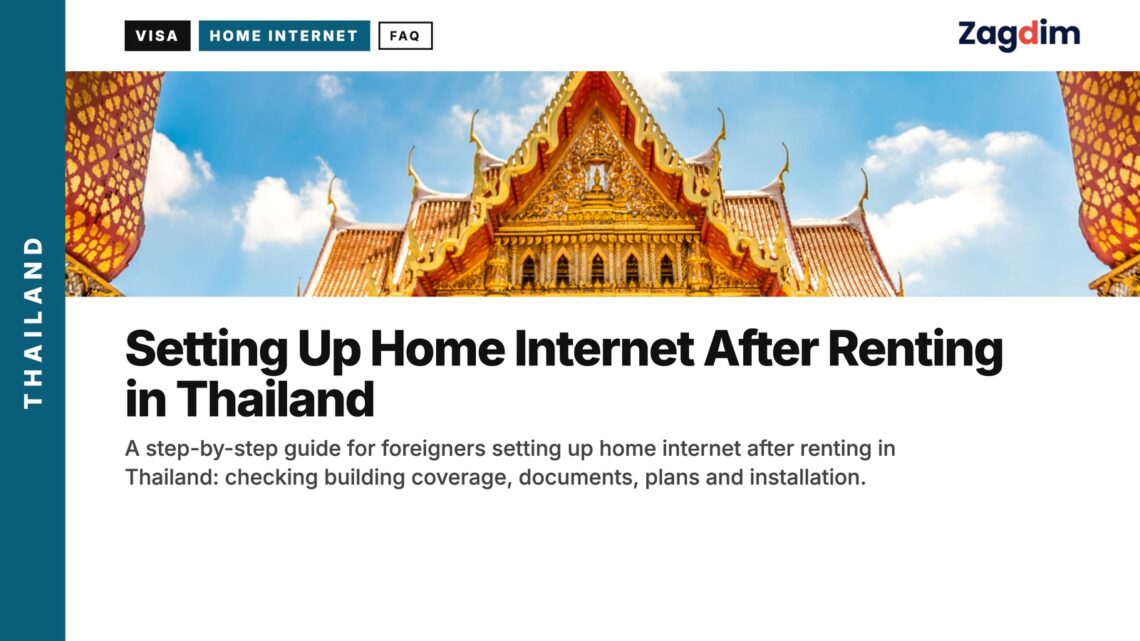 Temple — Wat Benchamabophit, illustrating Setting Up Home Internet After Renting in Thailand