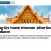 Temple — Wat Benchamabophit, illustrating Setting Up Home Internet After Renting in Thailand