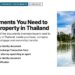 Park — Lumpini lake skyline, illustrating Documents You Need to Buy Property in Thailand