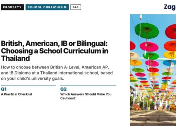Market — umbrella street Chiang Mai, illustrating British, American, IB or Bilingual: Choosing a School Curriculum in Thailand