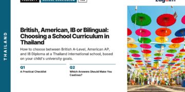 Market — umbrella street Chiang Mai, illustrating British, American, IB or Bilingual: Choosing a School Curriculum in Thailand