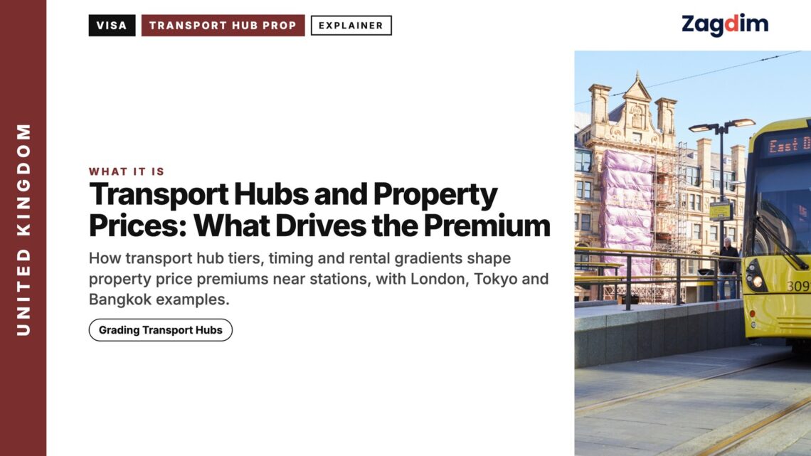 Manchester tram, illustrating Transport Hubs and Property Prices: What Drives the Premium