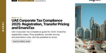 Harbour — Yachts moored in Dubai Marina with towers behind, illustrating UAE Corporate Tax Compliance 2025: Registration, Transfer Pricing and EmaraTax