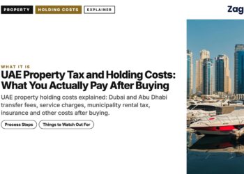 Harbour — Yachts reflected in water at Dubai Marina, illustrating UAE Property Tax and Holding Costs: What You Actually Pay After Buying