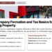 Red double-decker bus, illustrating UK Company Formation and Tax Basics for Holding Property