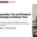 Vintage black-and-white London street scene, illustrating UK Corporation Tax and Dividend Tax: Strategies to Reduce Your Bill