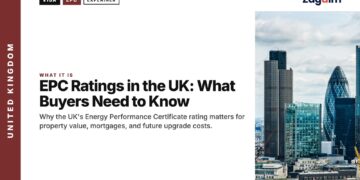 City of London skyscrapers, illustrating EPC Ratings in the UK: What Buyers Need to Know