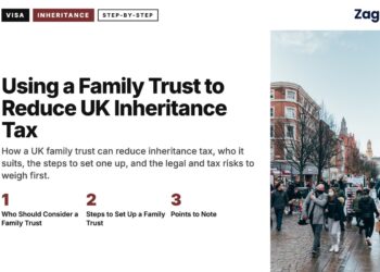 Busy shopping street, illustrating Using a Family Trust to Reduce UK Inheritance Tax