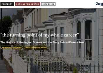 Victorian terrace street, illustrating The History of Harrington Square and the Story Behind Duke's Row