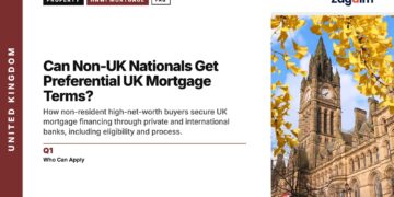 Manchester Town Hall in autumn, illustrating Can Non-UK Nationals Get Preferential UK Mortgage Terms?