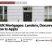 White stucco townhouse frontage, illustrating HNWI UK Mortgages: Lenders, Documents and How to Apply