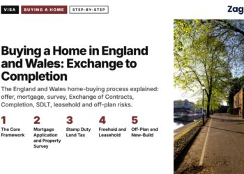 Tree-lined path in autumn, illustrating Buying a Home in England and Wales: Exchange to Completion