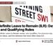 Downing Street sign, illustrating UK Indefinite Leave to Remain (ILR): Day-Count and Qualifying Rules