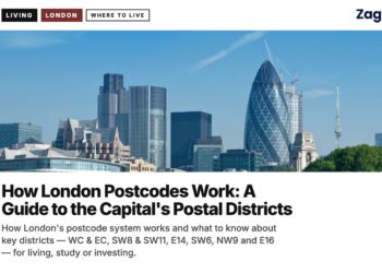 Tower of London and the City skyline, illustrating How London Postcodes Work: A Guide to the Capital's Postal Districts
