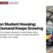 Train at a station platform, illustrating London Student Housing: Why Demand Keeps Growing