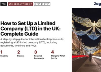 Regent Street festive lights at night, illustrating How to Set Up a Limited Company (LTD) in the UK: Complete Guide