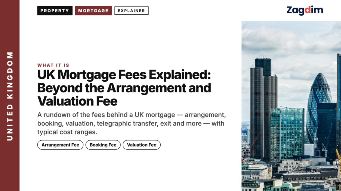 City of London skyscrapers, illustrating UK Mortgage Fees Explained: Beyond the Arrangement and Valuation Fee