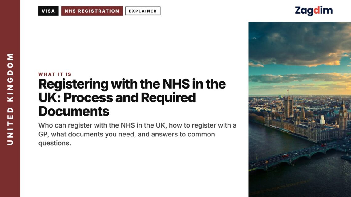 Aerial view of the Thames at dusk, illustrating Registering with the NHS in the UK: Process and Required Documents