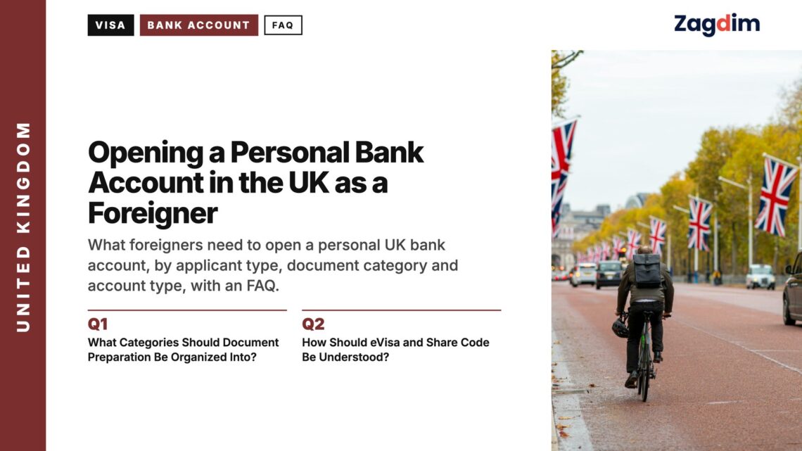 The Mall lined with Union flags, illustrating Opening a Personal Bank Account in the UK as a Foreigner