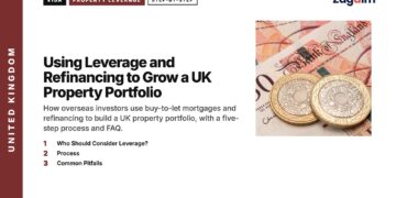 Bank of England £50 notes and pound coins, illustrating Using Leverage and Refinancing to Grow a UK Property Portfolio