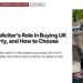 Aerial view of a stone village, illustrating The Solicitor's Role in Buying UK Property, and How to Choose One