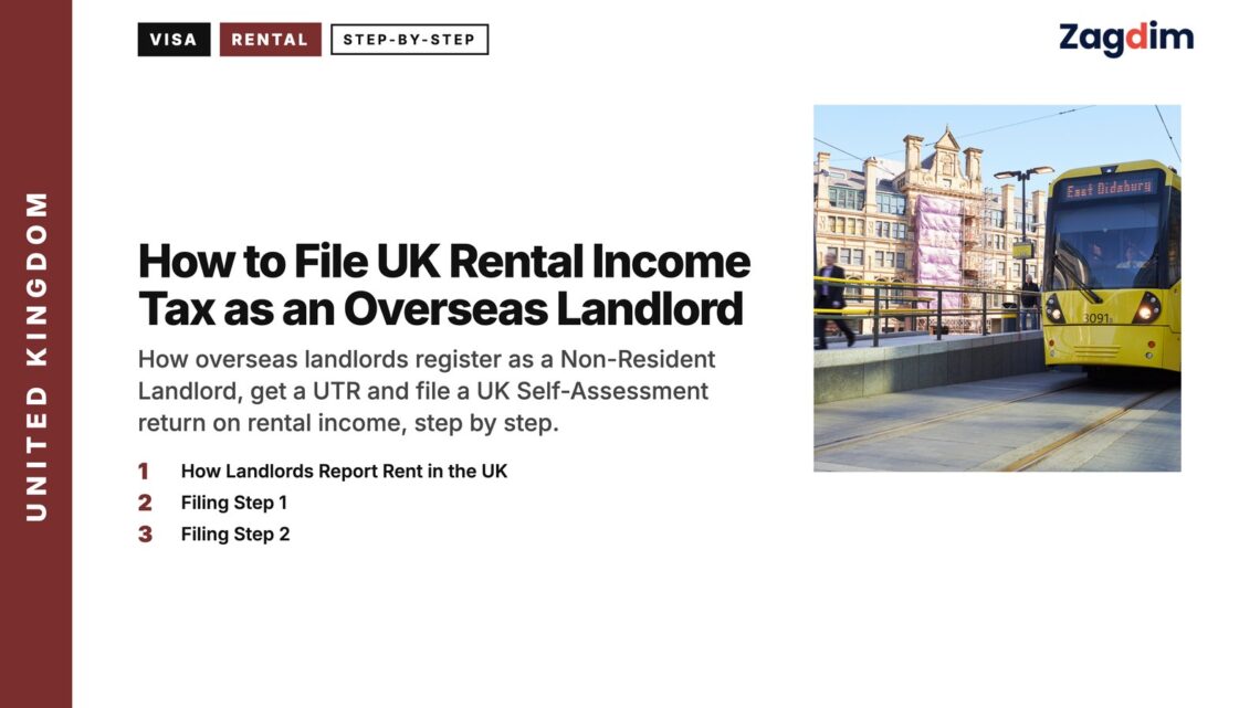 Manchester tram, illustrating How to File UK Rental Income Tax as an Overseas Landlord