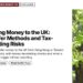 Street lamp under a tree, illustrating Sending Money to the UK: Transfer Methods and Tax-Reporting Risks