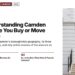 White stucco townhouse frontage, illustrating Understanding Camden Before You Buy or Move There
